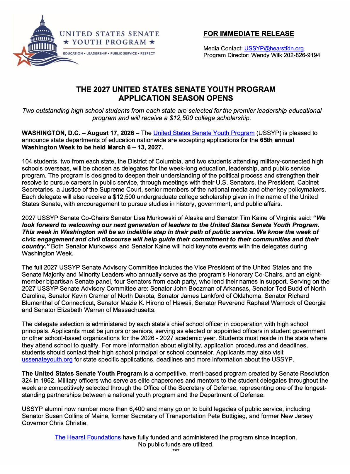 Download 2027 National Press Announcement